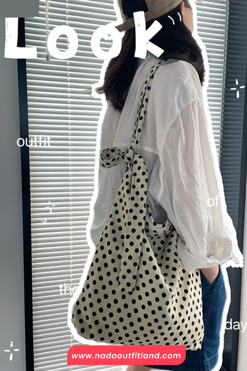 Cool Polka Dot Pattern Casual Tote Bag
