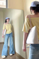Short Sleeve Off Shoulder Summer Shirts