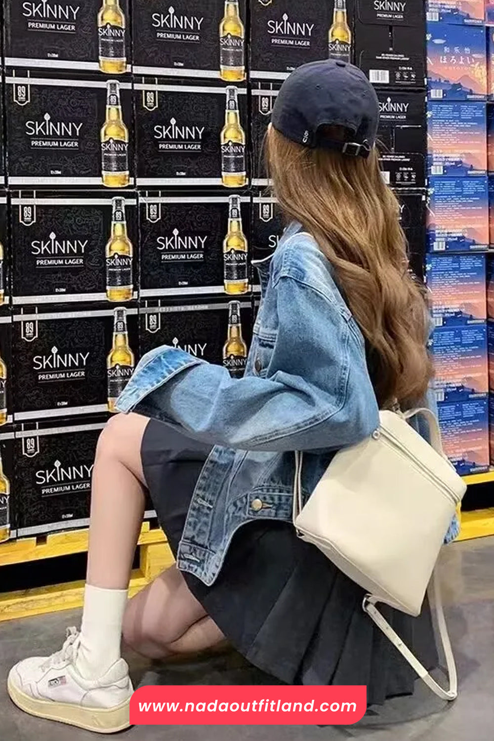Long Sleeve Cropped Vintage Denim Jacket