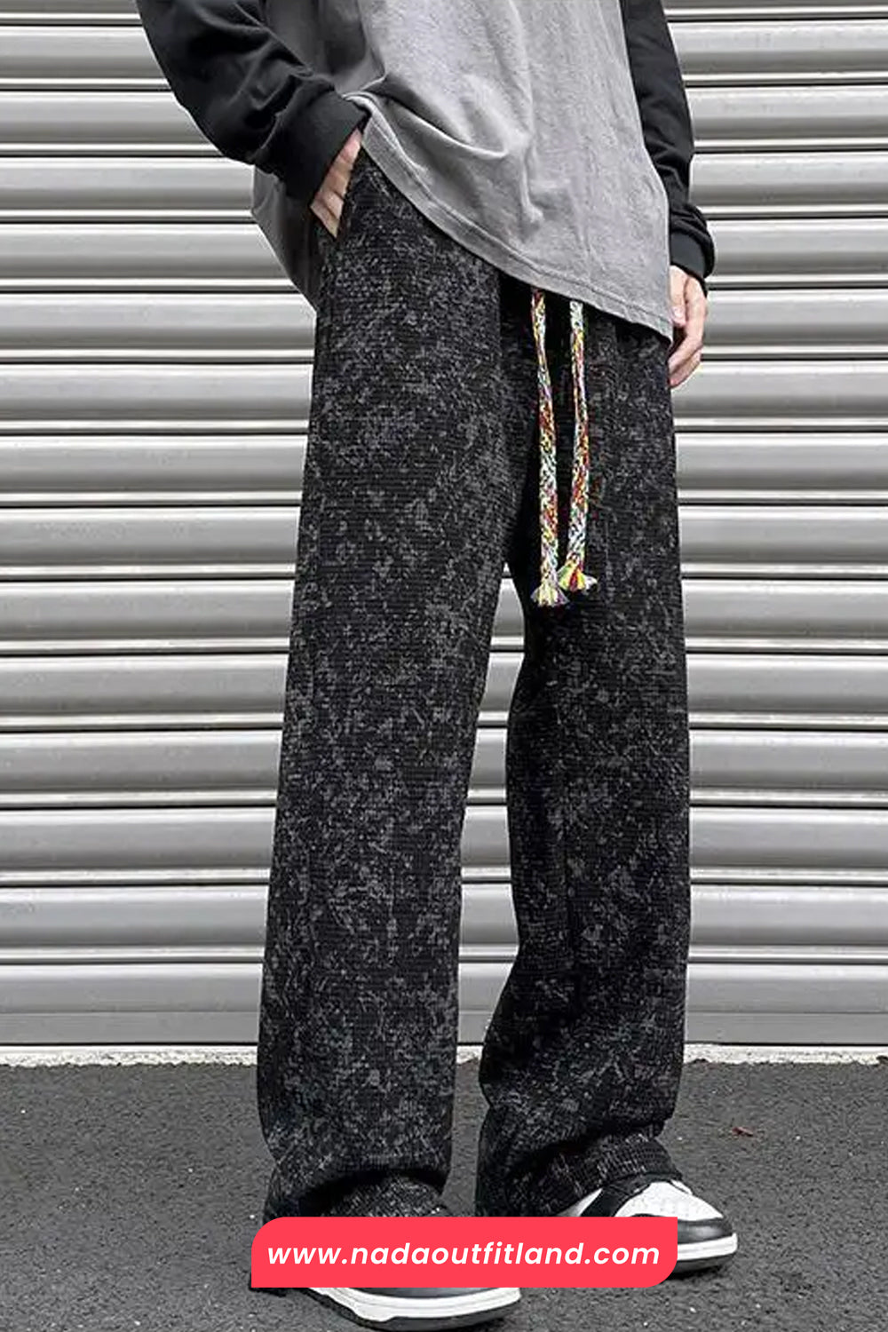 High Waist Full Creative Tie Dye Pattern Pants