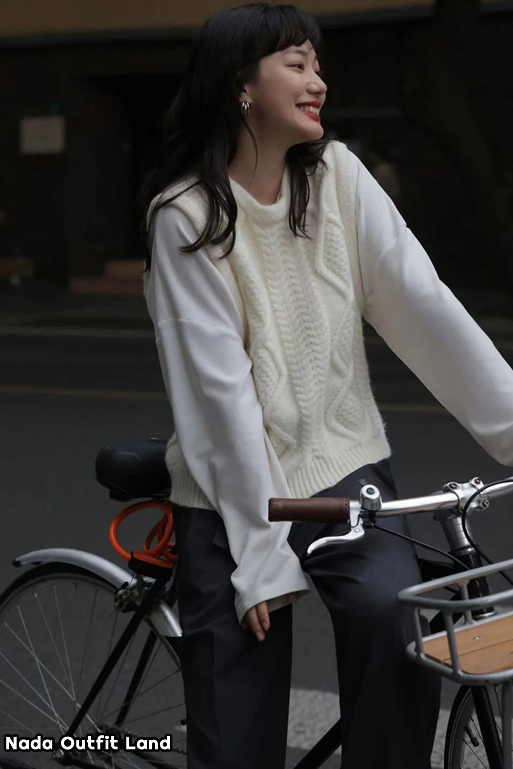 Vintage Sleeveless Knitted Vest Sweater
