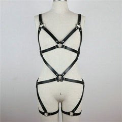 Womens Leather Body Harness