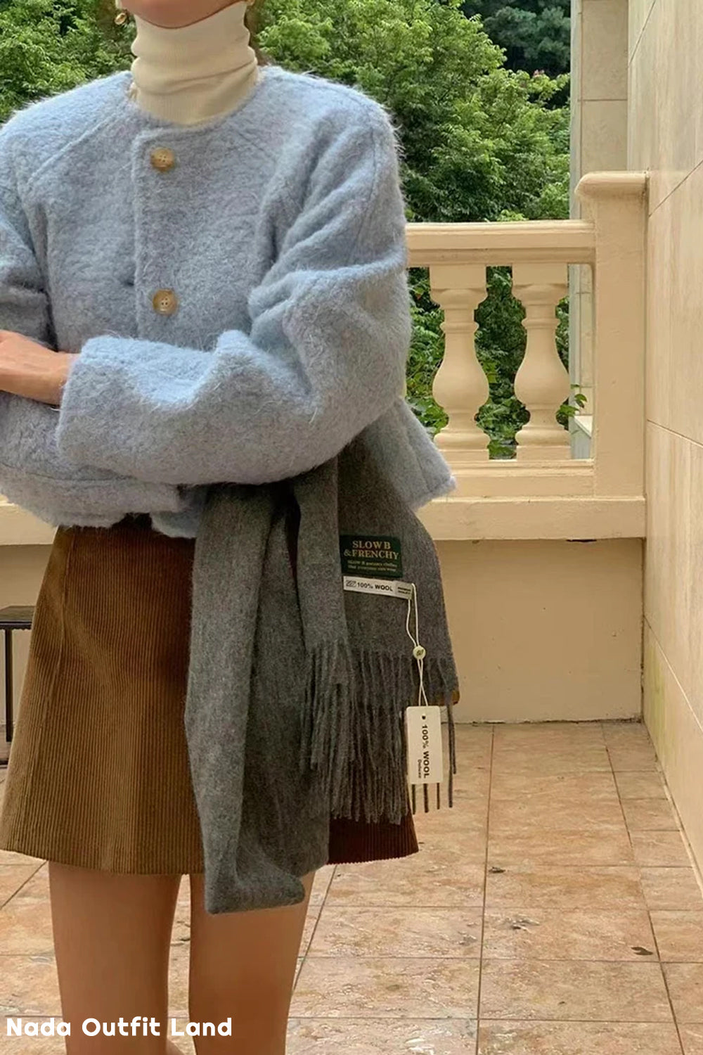 Vintage Wool Blends Elegant Short Jacket