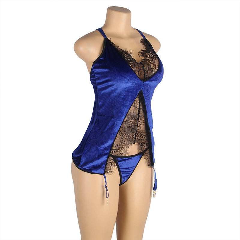 Extreme Lace Bodysuits Nasty mature wife lingerie See Through Teddy
