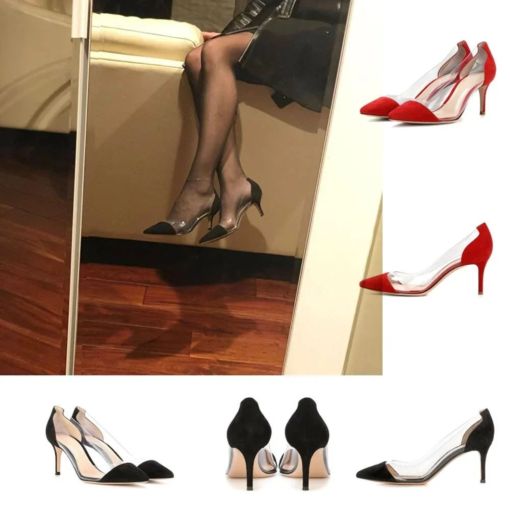 5CM High Heels Point Toes Women Party Nightclub Shoes