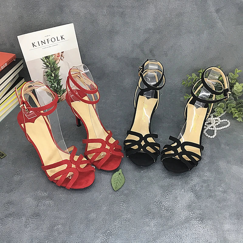 European Sexy High Heeled Sandals