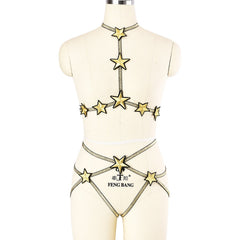 Nasty Black Bodysuit Women  HubLai Lingerie Harness Naughty Teddy