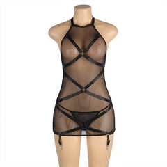 Naughty Sheer Bodysuit Nude sexy lingerie mature Hot Teddy