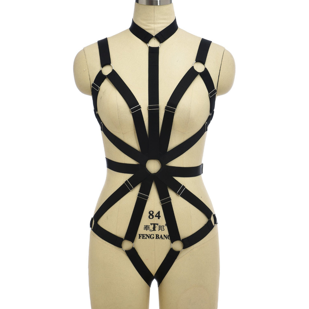 Women  Womens Black Bodysuit Intimate HubLai Lingerie Harness Latina Teddy