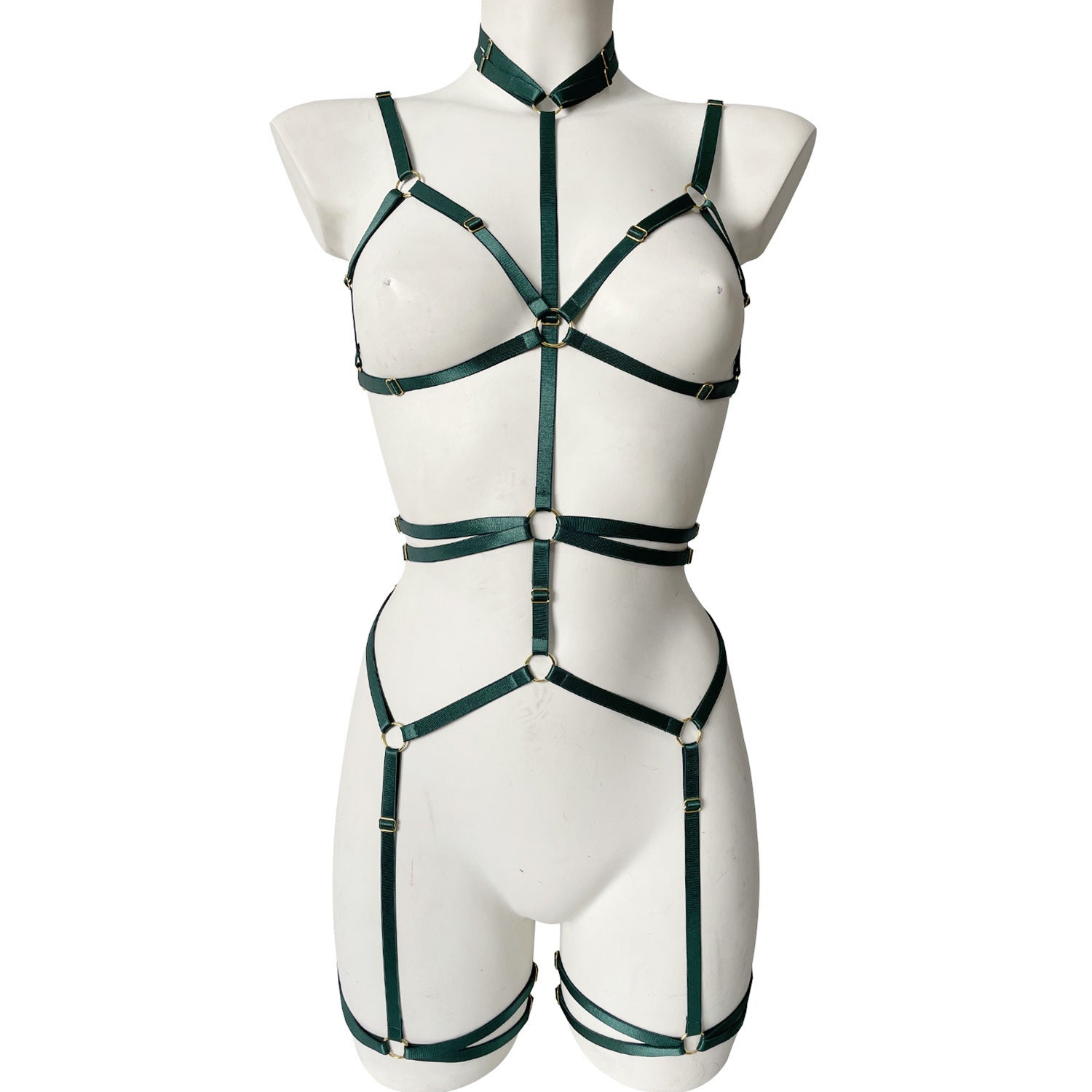 Bondage Lingerie Harness Bodysuit