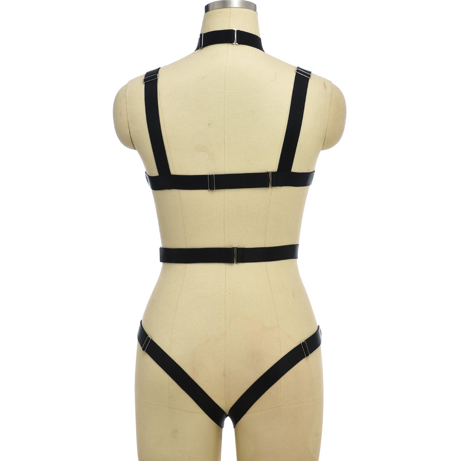 Women  Womens Black Bodysuit Intimate HubLai Lingerie Harness Latina Teddy