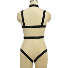 Women  Womens Black Bodysuit Intimate HubLai Lingerie Harness Latina Teddy