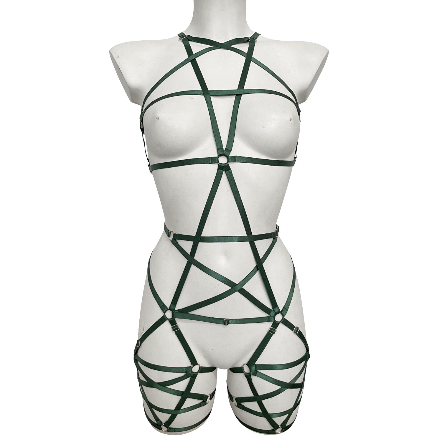 Full Body Harness Lingerie Bodysuit