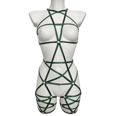 Full Body Harness Lingerie Bodysuit