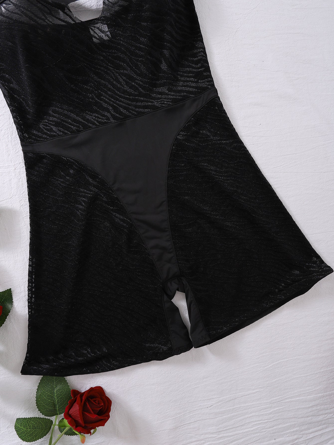 Sheer Bodysuit Outfit Uncensored