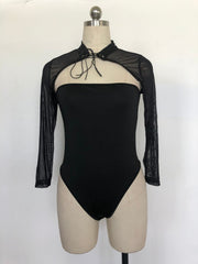 Slutty Leather Bodysuits Intimate HubLai Harness Lingerie Submissive Teddy Fetish