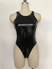 Intimate White Leather Bodysuit Nasty HubLai Leather Lingerie Red Teddy Fetish