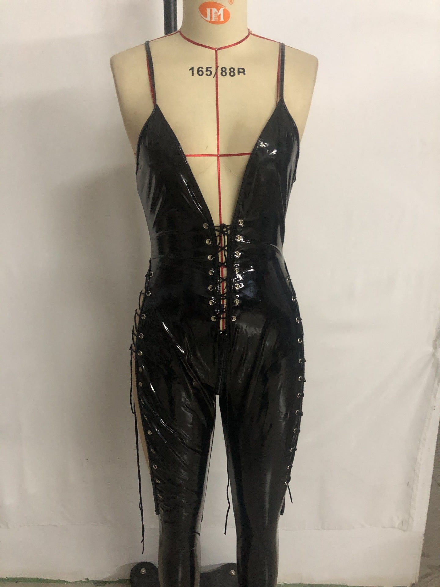Red Sexy Bodysuit Slutty HubLai Lingerie Teddy Fetish