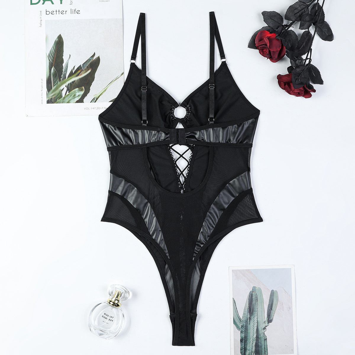 Leather Black HubLai Lingerie