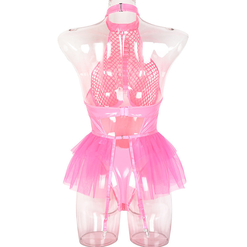 Women Lace Bodysuits Slutty HubLai Lingerie Harness Teddy