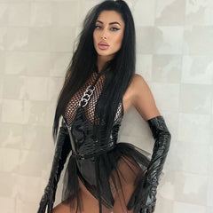 Women Lace Bodysuits Slutty HubLai Lingerie Harness Teddy