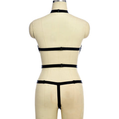 Wife White Bodysuit Submissive HubLai Harness Lingerie Chubby Teddy