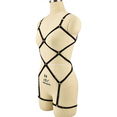 Red White Bodysuit White HubLai Lingerie Harness Sex Teddy