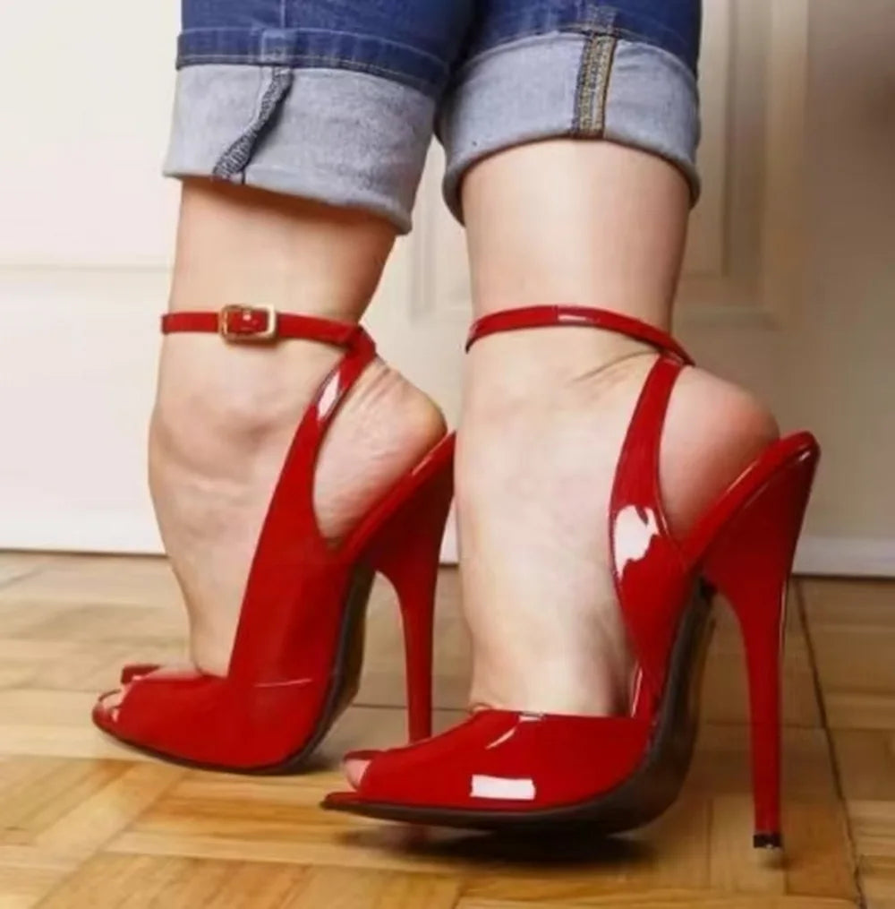 16cm/14CM Women High Heeled Summer Sandals