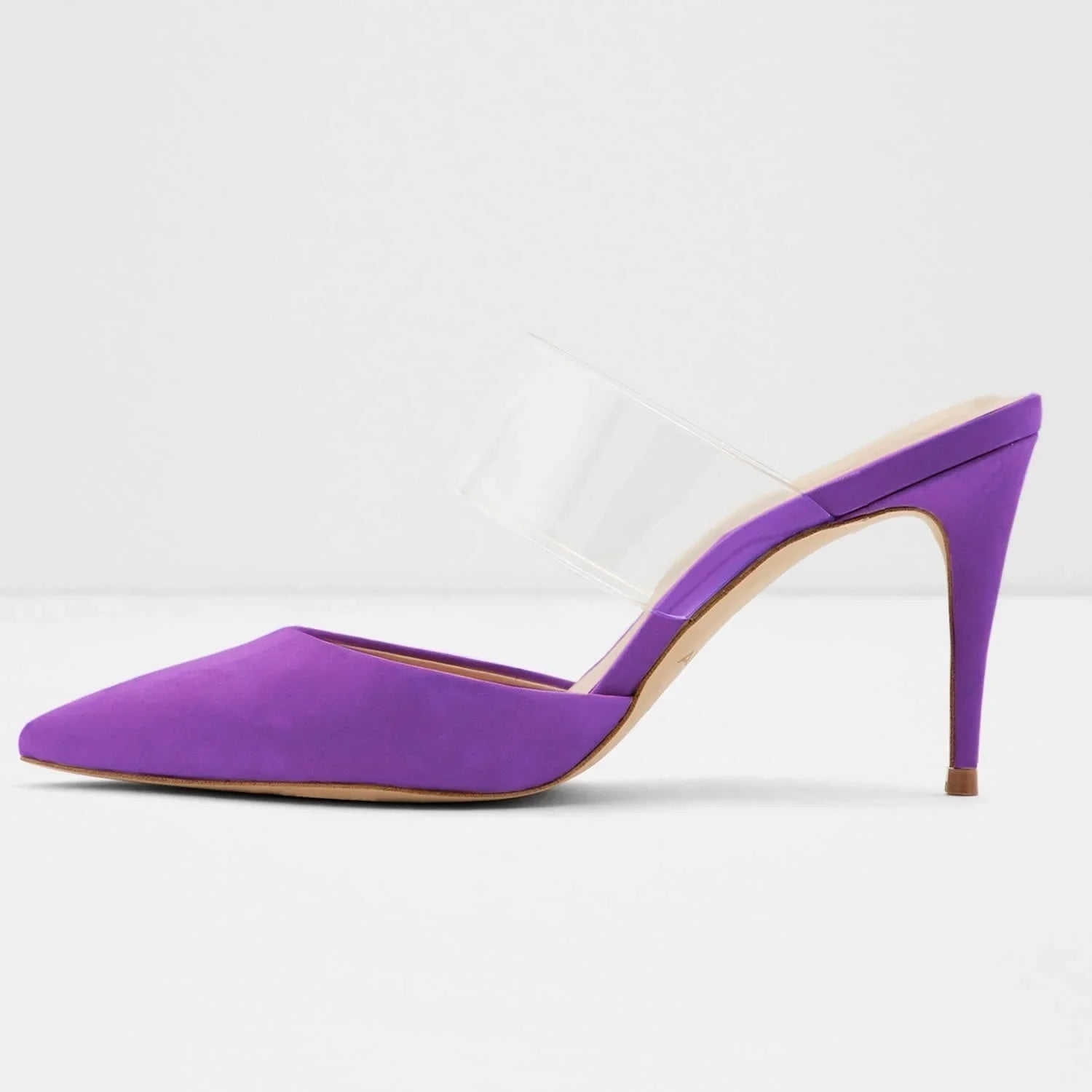 9cm Pointed Toe Thin High Heels Party Girl Black Nude Solid Color Wedding Shoes