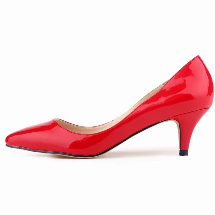 Classic Sexy Pointed Toes 5cm Low Med Kitten High Heels