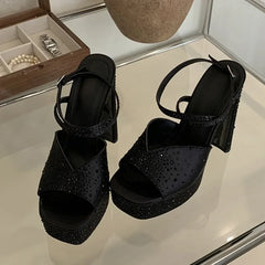 Rhinestone High Heels