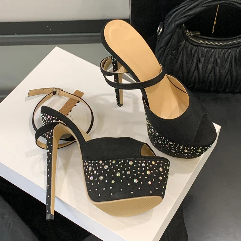 16CM Sexy Super High Heels Sandals
