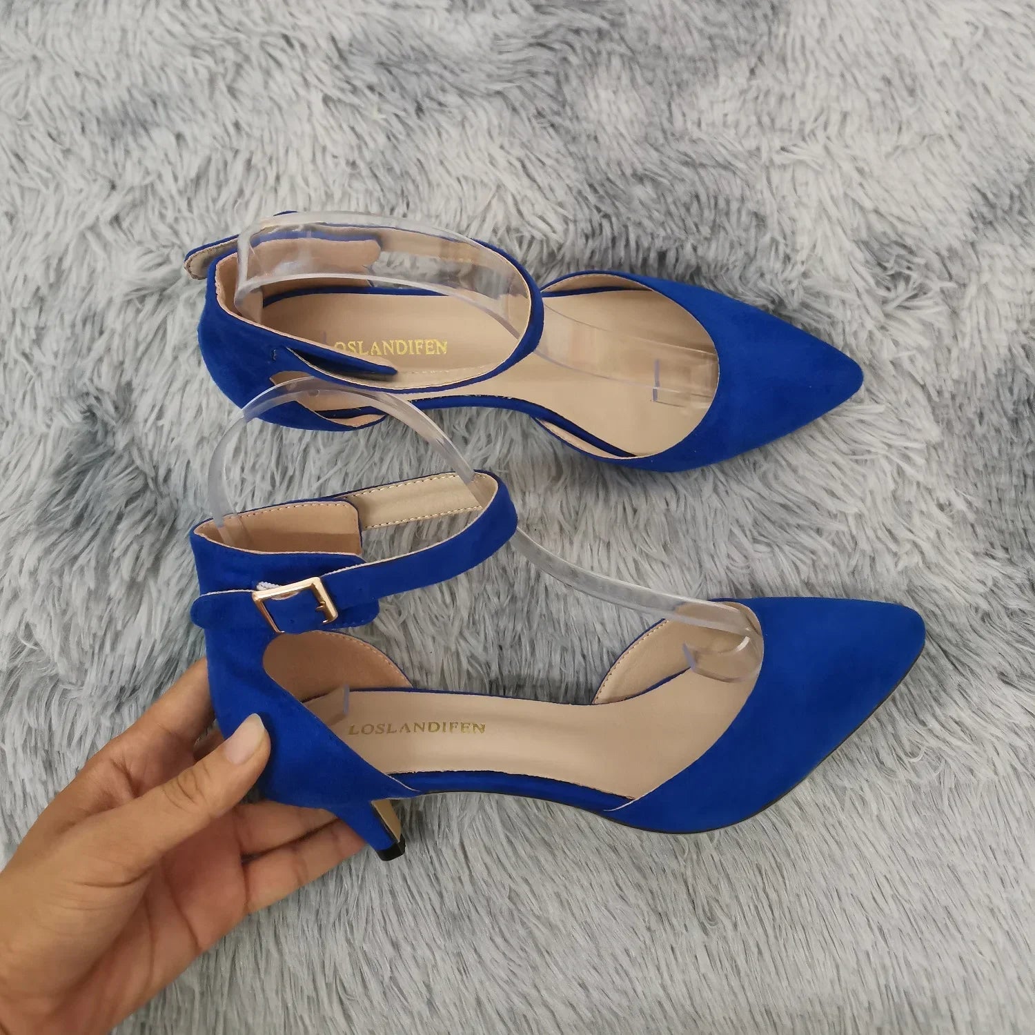 5cm Thick Heel Pumps Wedding Party Shoe
