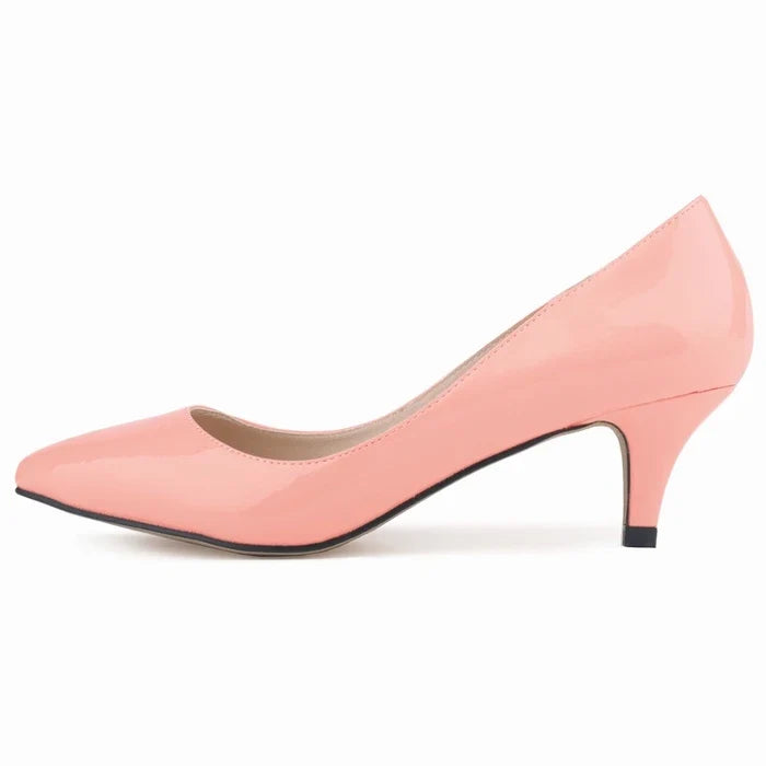 Classic Sexy Pointed Toes 5cm Low Med Kitten High Heels