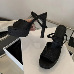 Rhinestone High Heels