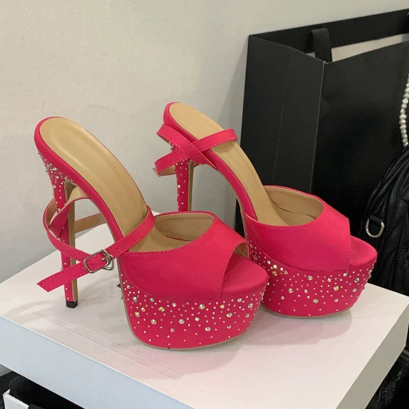 16CM Sexy Super High Heels Sandals