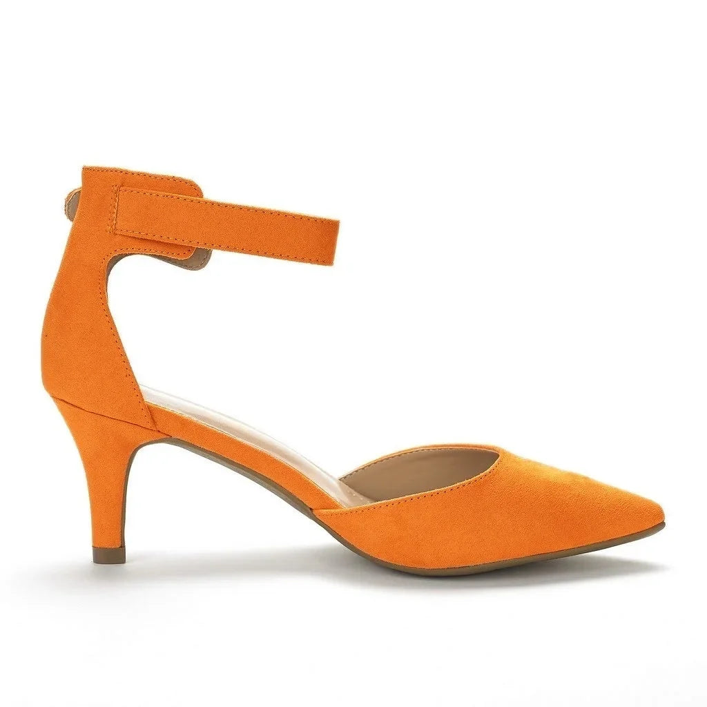 5cm Thick Heel Pumps Wedding Party Shoe