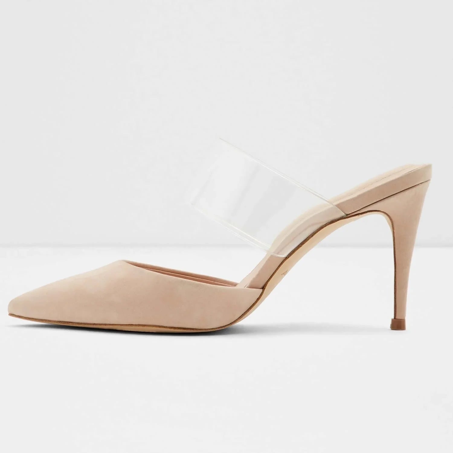 9cm Pointed Toe Thin High Heels Party Girl Black Nude Solid Color Wedding Shoes