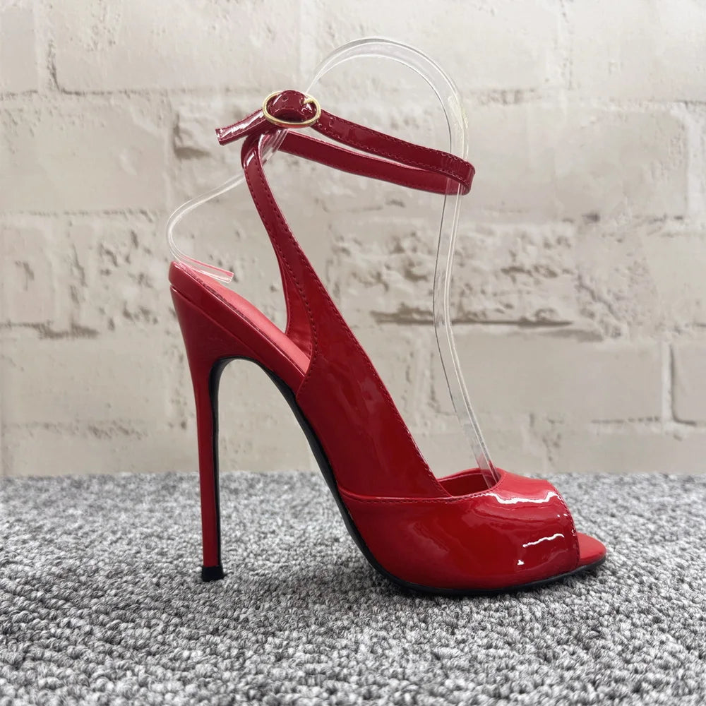 16/14cm Back Hollow Out Slingback Sandals