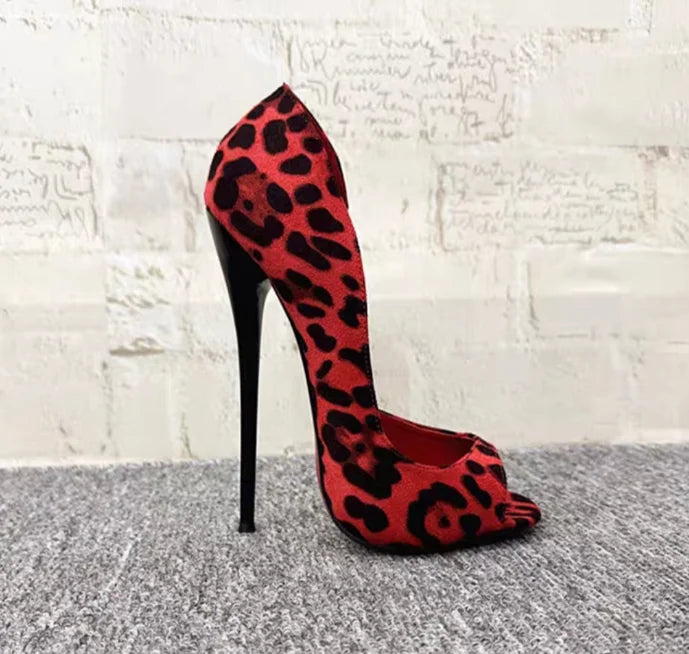 14cm/16cm Shallow Out Fetish Shoes