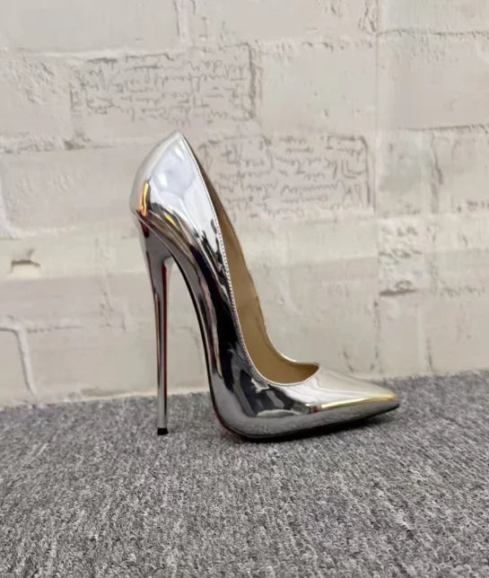 Design 16cm Mirror vamp High Heels