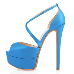 14cm Super High Heels Sandals