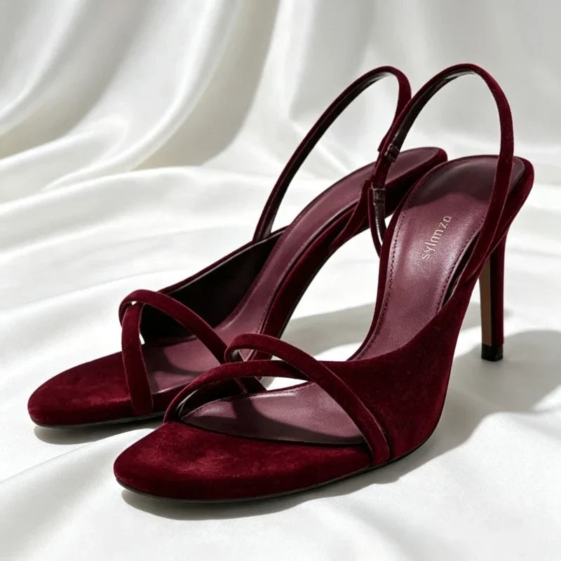 Black Velvet Comfortable Shoes