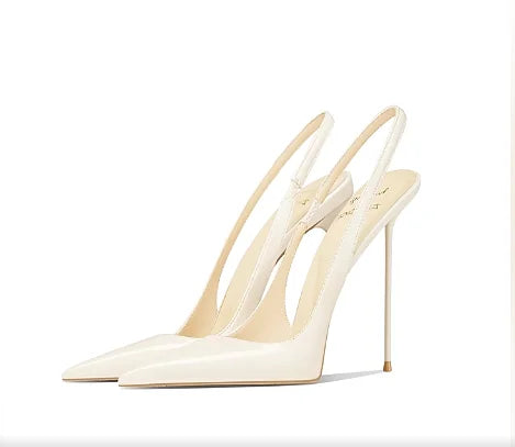Temperament French Nude Pointed Thin Heel High-heeled Shoes