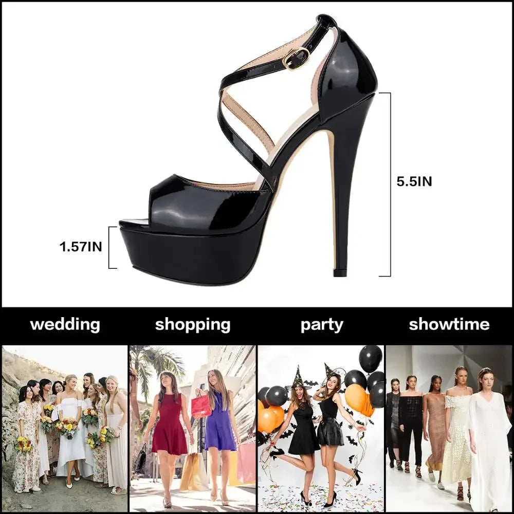 14CM Platform High Heels