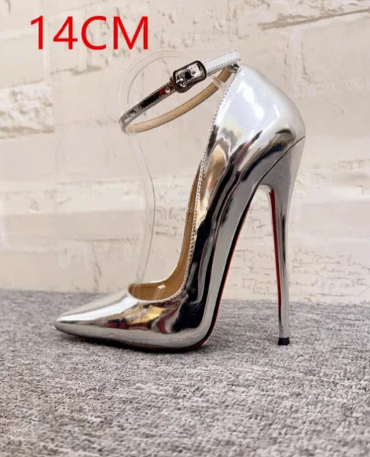 Design 16cm Mirror vamp High Heels