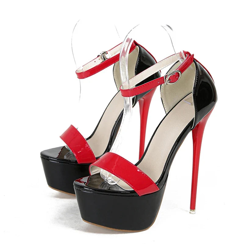 Summer Open Toe Stiletto Platform Sandals