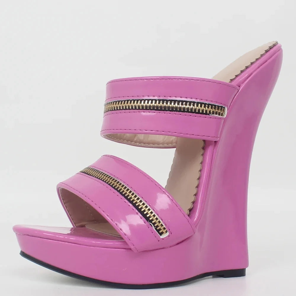 18CM High Heels Wedges Sandals