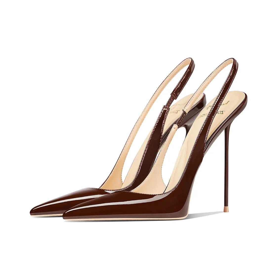 Temperament French Nude Pointed Thin Heel High-heeled Shoes