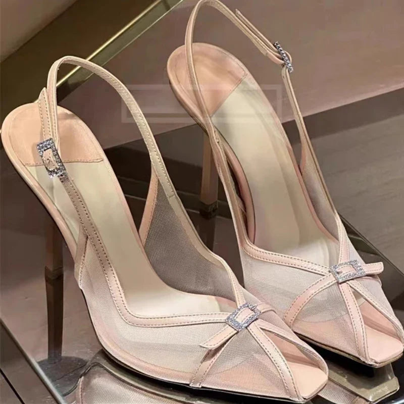 French mesh shoes